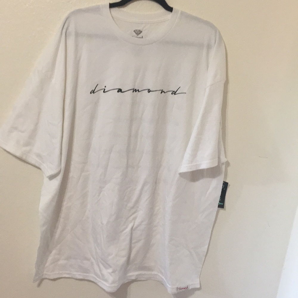 Diamond supply co. - ⚪️ white logo shirt